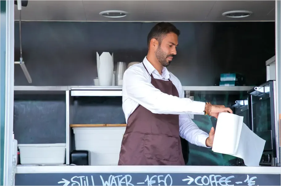 Detail Small Business Owner At Counter Photo Number 7