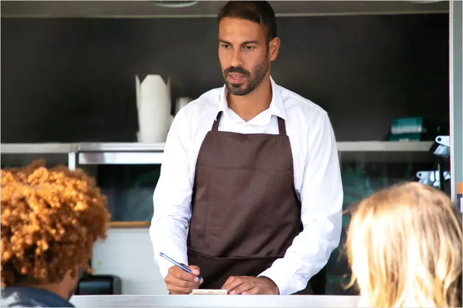 Detail Small Business Owner At Counter Photo Number 10