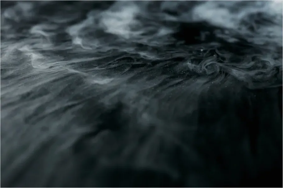 Detail Smoke Texture Background Black Abstract Number 2