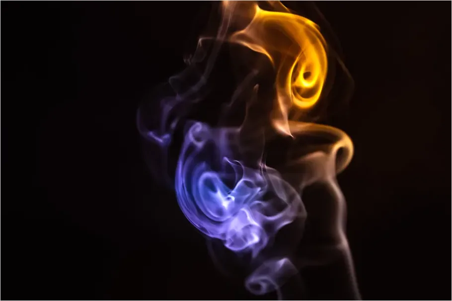 Detail Smoke Texture Background Black Abstract Number 11