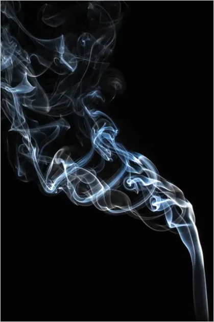 Detail Smoke Texture Background Black Abstract Number 12