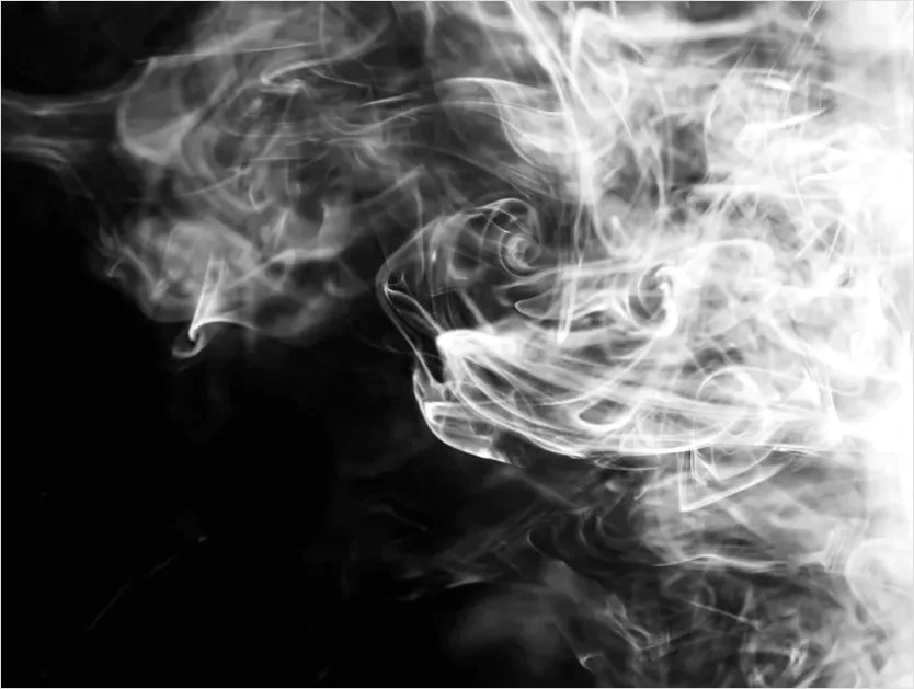 Detail Smoke Texture Background Black Abstract Number 16