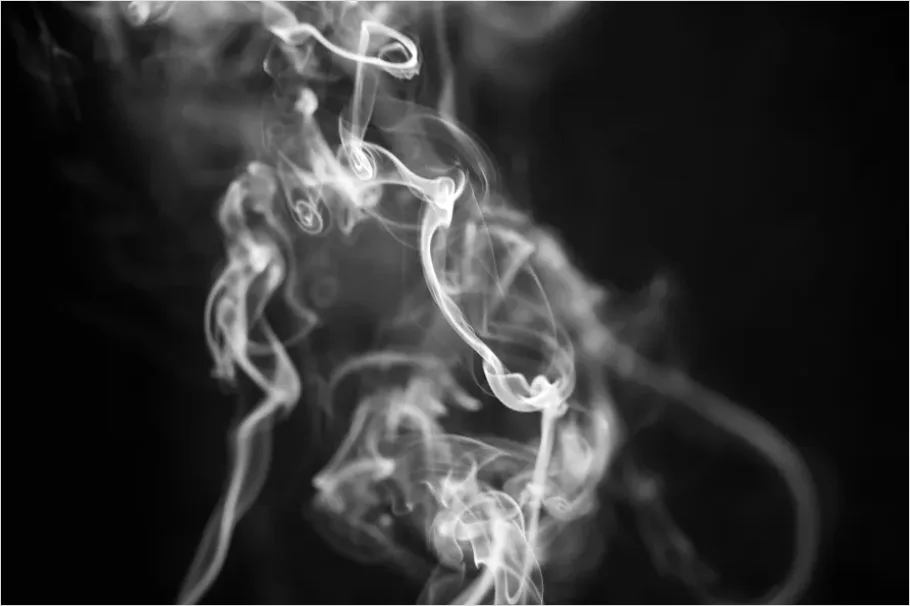 Detail Smoke Texture Background Black Abstract Number 3