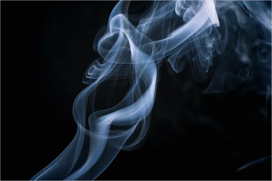 Detail Smoke Texture Background Black Abstract Number 4