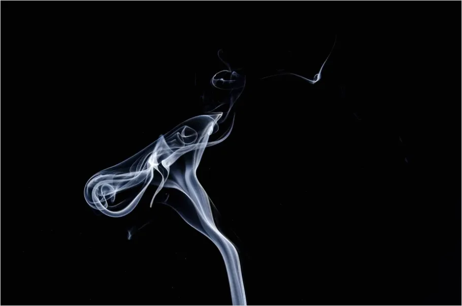 Detail Smoke Texture Background Black Abstract Number 10
