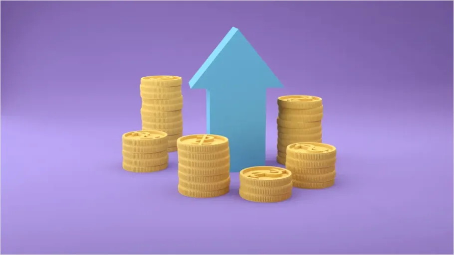 Detail Stack Of Coins Growth Concept Photo Number 2