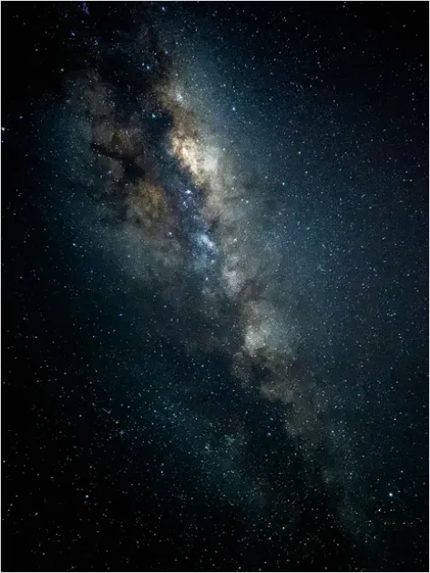 Detail Star Field Background Dark Space Number 6