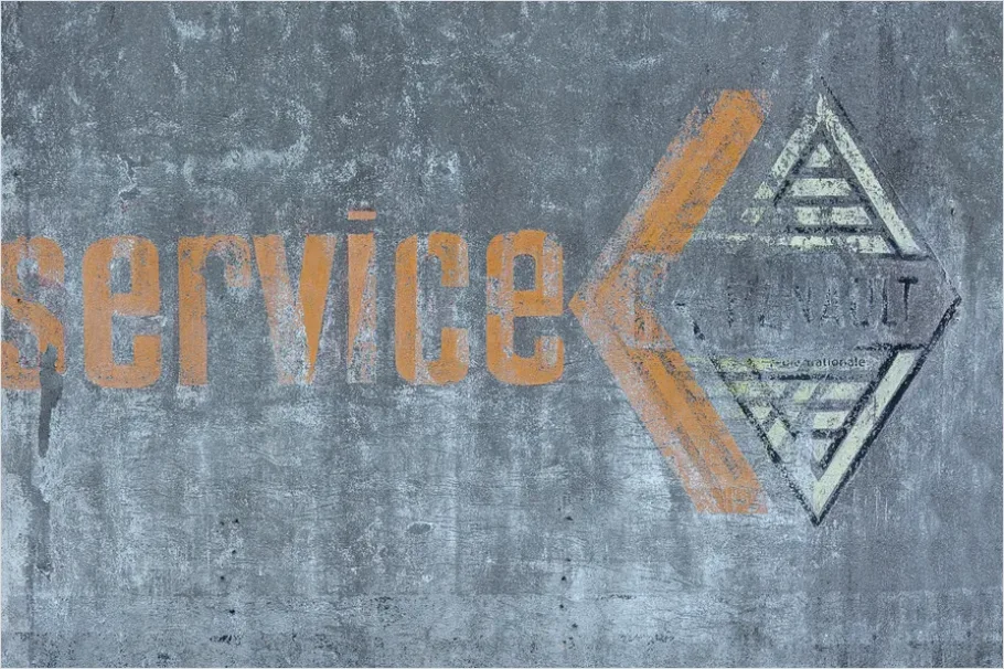 Detail Stencil Street Art Wall Close Up Number 2