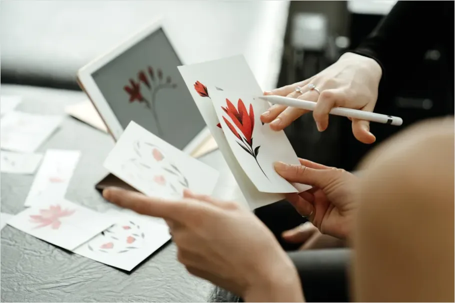 Detail Sticker Design Illustration Sheet Mockup Number 11