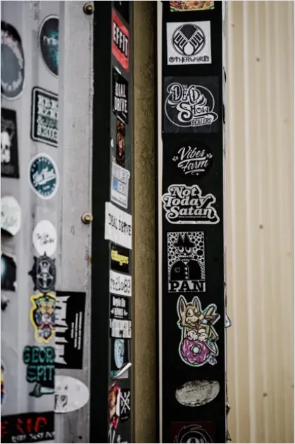 Detail Sticker Design Illustration Sheet Mockup Number 16
