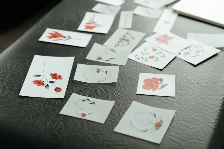 Detail Sticker Design Illustration Sheet Mockup Number 5