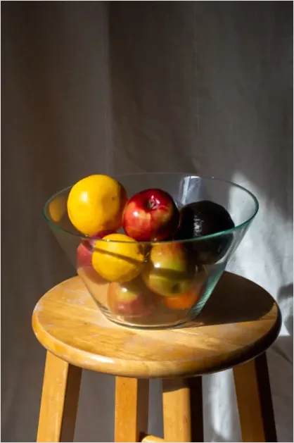 Detail Still Life Drawing Fruit In Bowl Number 11