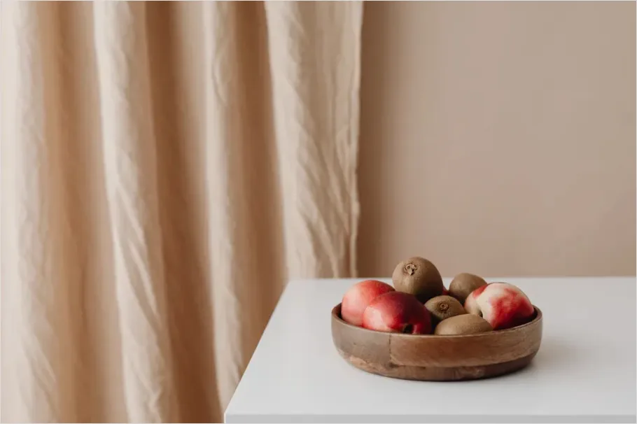Detail Still Life Drawing Fruit In Bowl Number 8