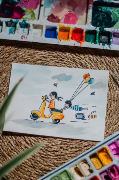 Detail Storybook Illustration Watercolor Style Number 11