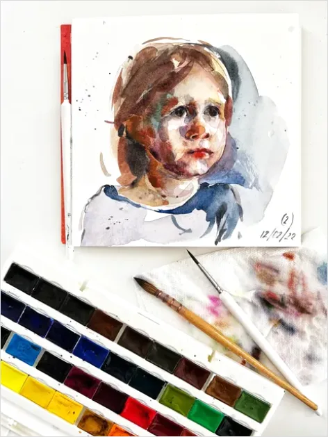 Detail Storybook Illustration Watercolor Style Number 3