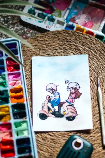 Detail Storybook Illustration Watercolor Style Number 7
