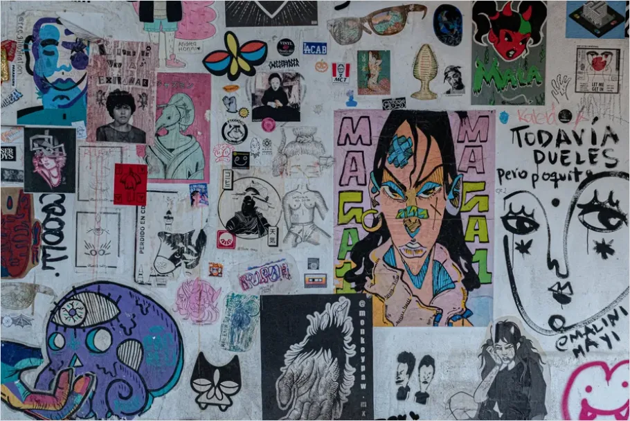 Detail Street Art Graffiti Mural Wall Photo Number 9