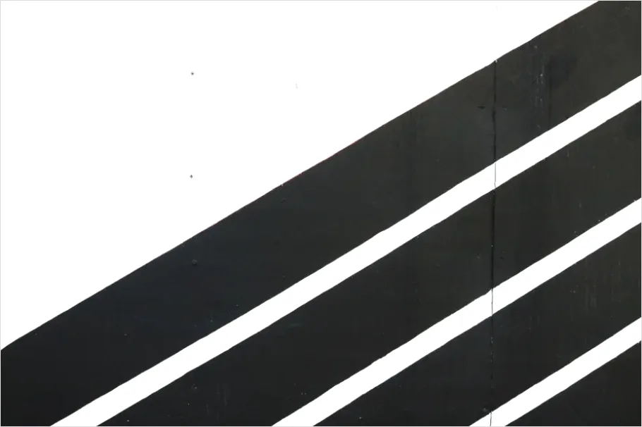 Detail Striped Pattern Background Clean Minimal Number 9