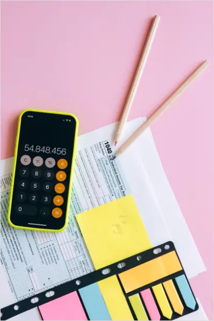 Tax Documents And Calculator Flat Lay 4a08