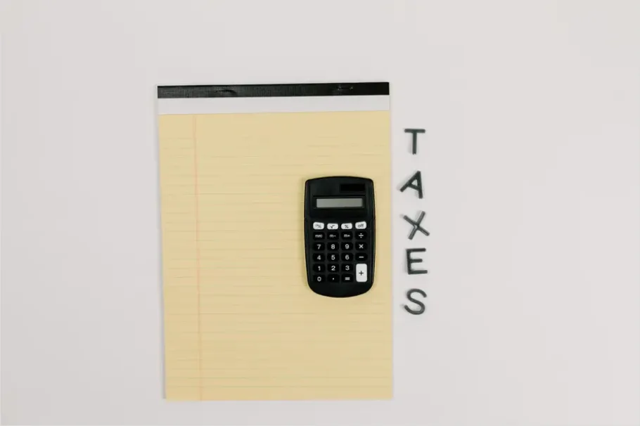 Detail Tax Documents And Calculator Flat Lay Number 7