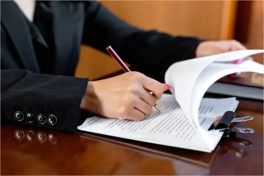 Detail Term Sheet Paperwork On Desk Photo Number 4