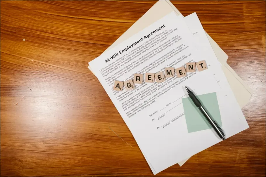 Detail Term Sheet Paperwork On Desk Photo Number 10