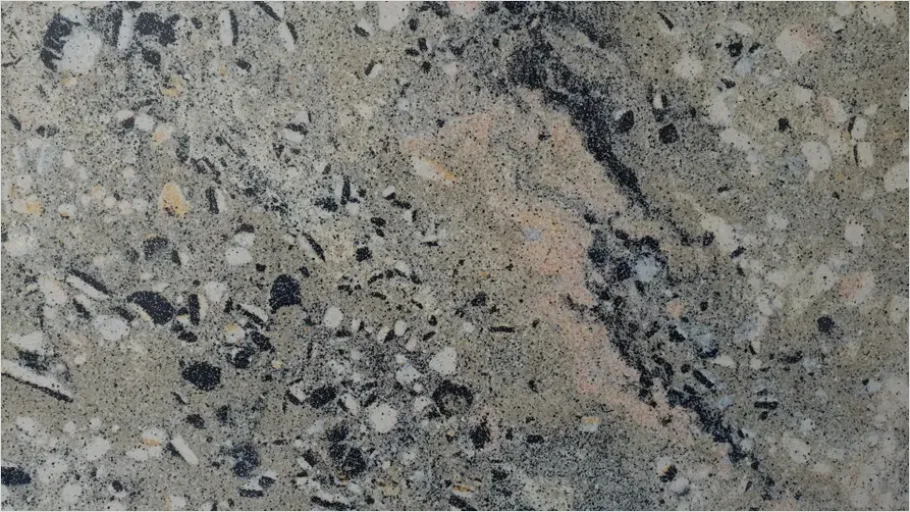 Detail Terrazzo Texture Background Modern Speckled Number 13