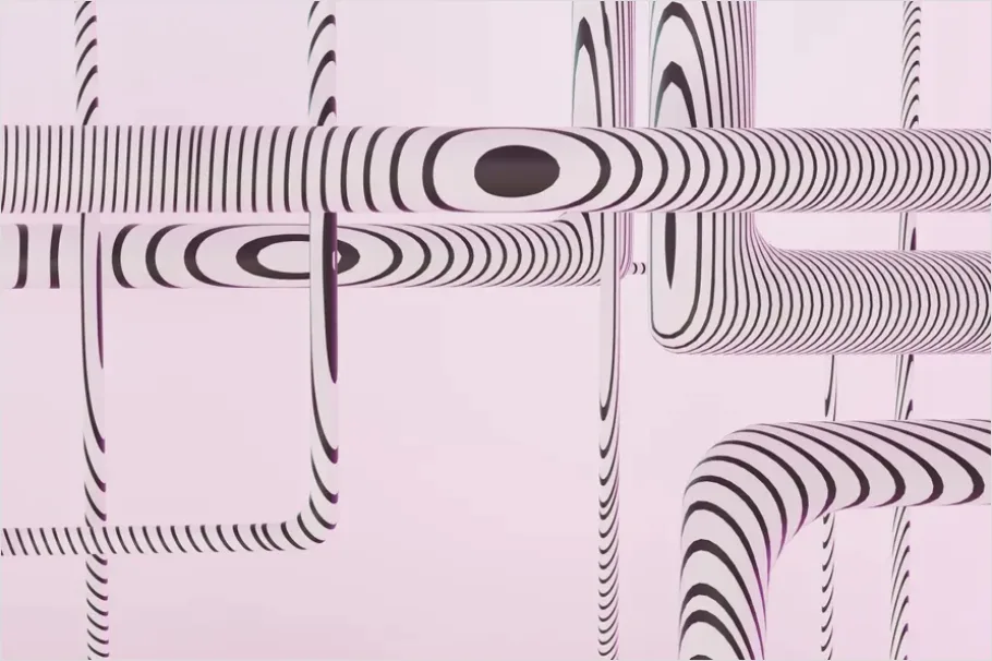 Detail Topographic Contour Lines Background Pattern Number 14