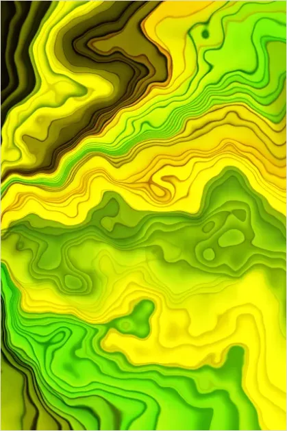 Detail Topographic Contour Lines Background Pattern Number 9