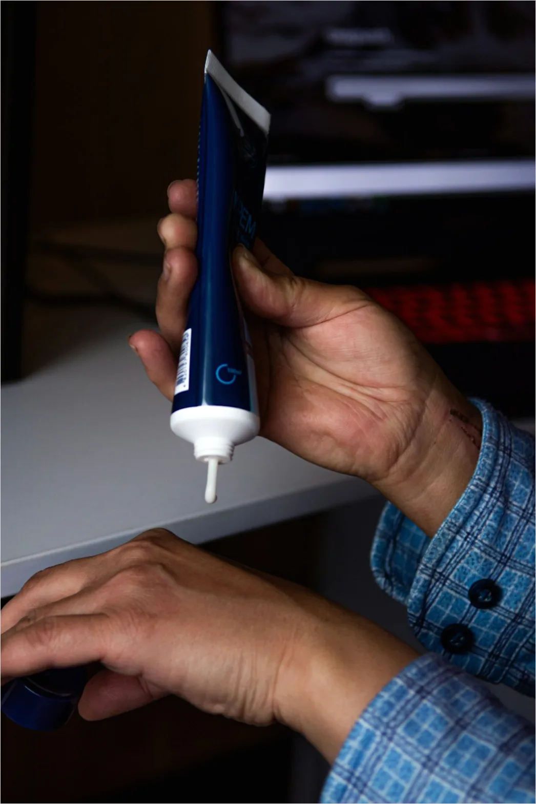 Detail Ultrasound Probe Gel Close Up Number 12