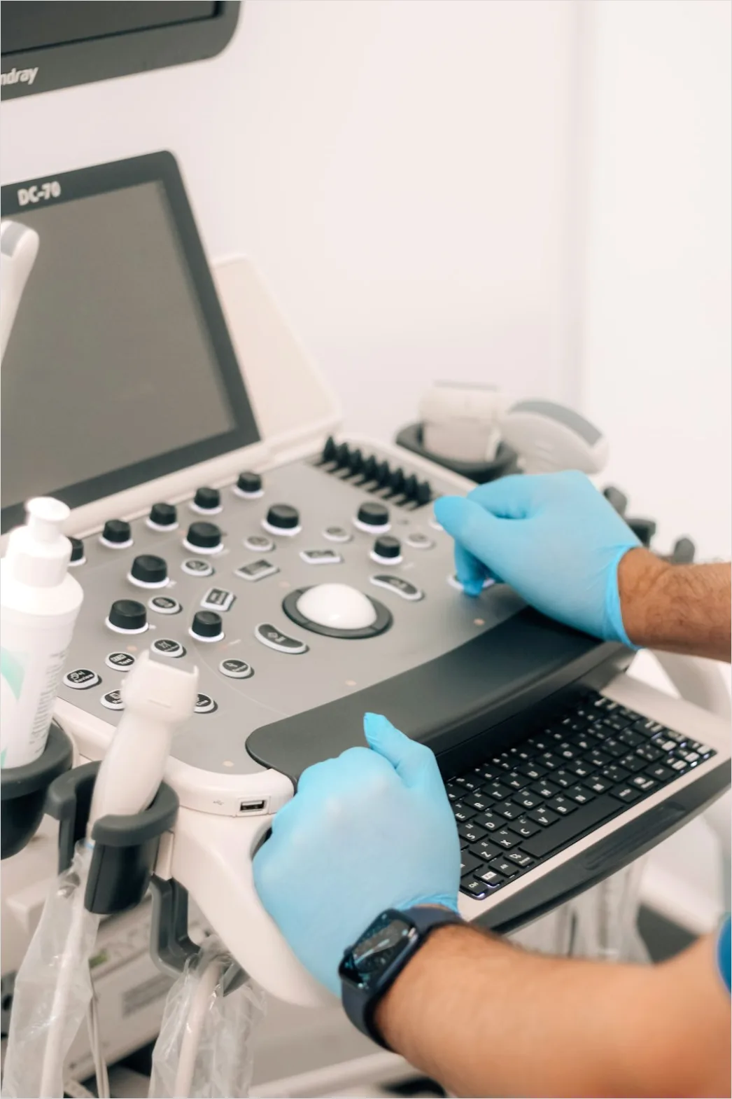 Detail Ultrasound Probe Gel Close Up Number 4
