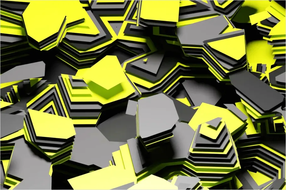 Detail Vector Illustration Geometric Shapes Background Number 16