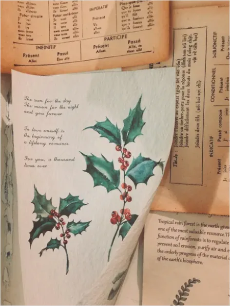 Detail Vintage Botanical Illustration Page Scan Number 6
