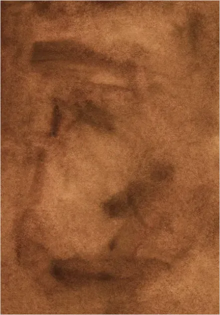 Detail Vintage Paper Texture Background Sepia Number 3
