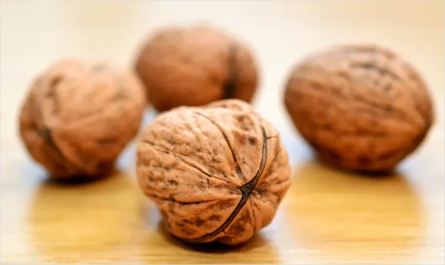 Detail Walnut Wood Texture Background Close Up Number 14