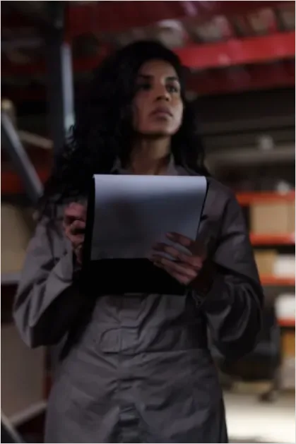 Warehouse Manager With Clipboard Photo Ef60
