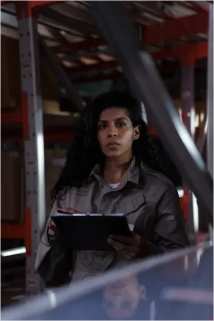 Detail Warehouse Manager With Clipboard Photo Number 2
