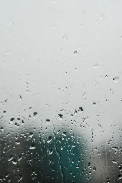 Detail Water Droplets On Glass Background Number 13