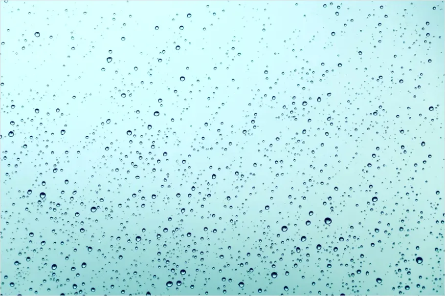 Detail Water Droplets On Glass Background Number 15