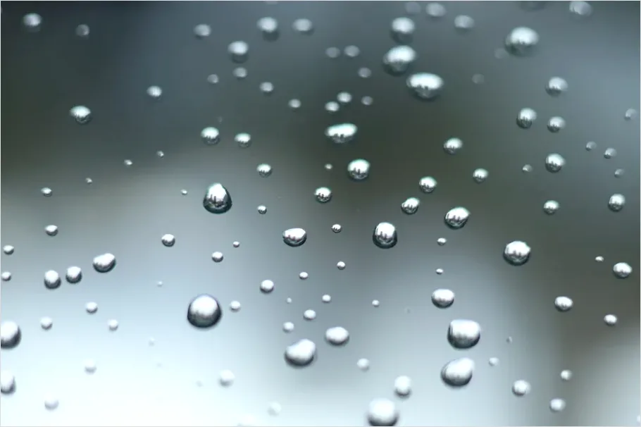 Detail Water Droplets On Glass Background Number 6