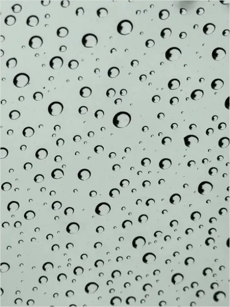Detail Water Droplets On Glass Background Number 9