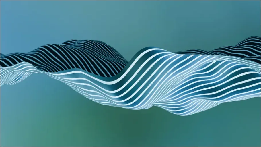 Detail Wavy Line Pattern Background Modern Number 4