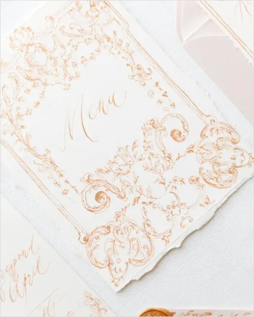 Detail Wedding Invitation Illustration Floral Design Number 6