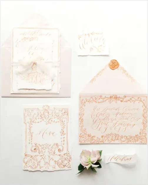 Detail Wedding Invitation Illustration Floral Design Number 9