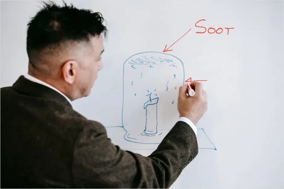 Detail Whiteboard Doodle Illustration Business Icons Number 7
