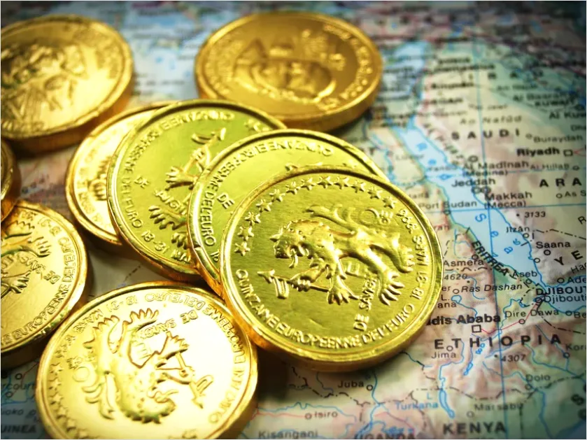 Detail World Map With Finance Icons Background Number 3