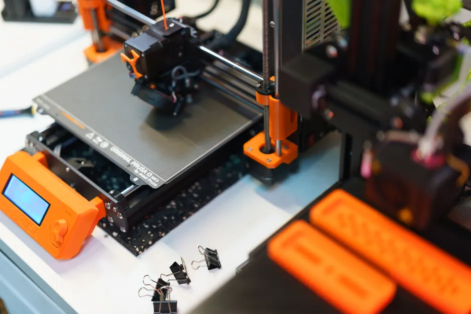 Detail 3d Printed Prototype On Workbench Macro Number 11