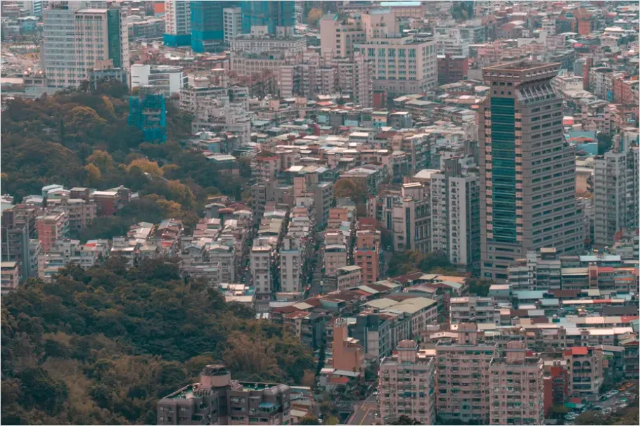 Detail Aerial View Downtown Blocks Photo Number 12
