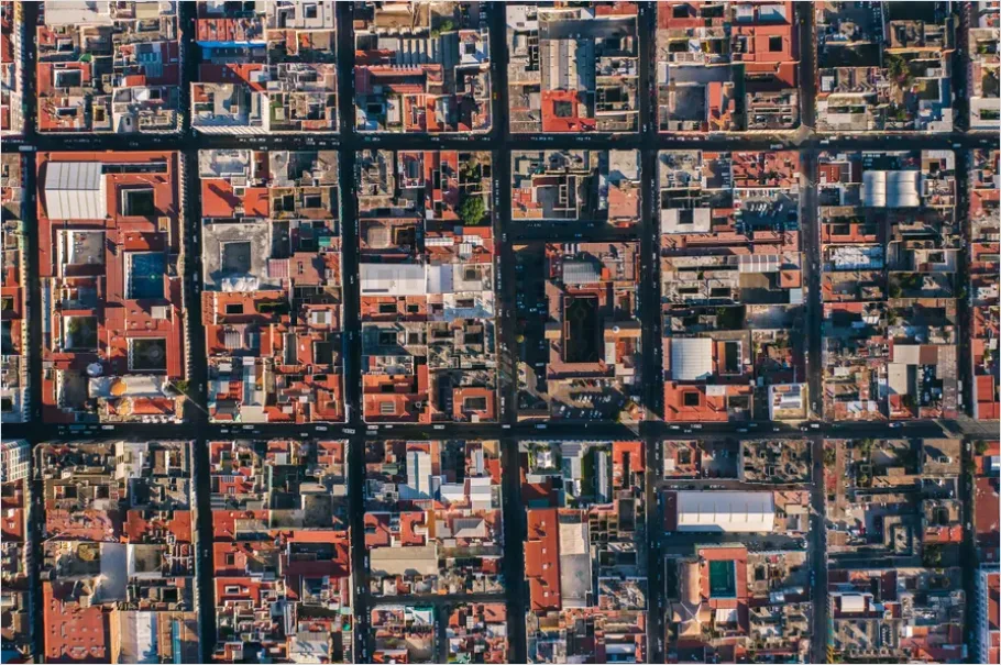 Detail Aerial View Downtown Blocks Photo Number 4