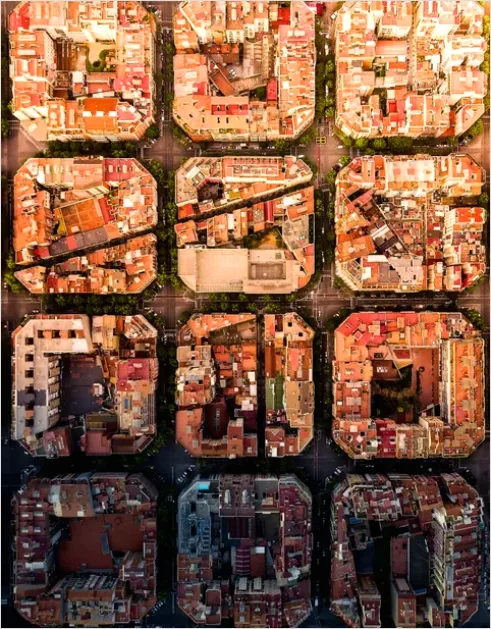 Detail Aerial View Downtown Blocks Photo Number 6